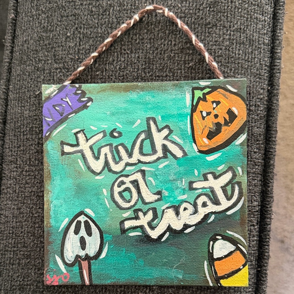 Halloween Trick or Treat Wall Art